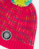 Knit Hat Pink And Multicolor | Deux par Deux | Jenni Kidz