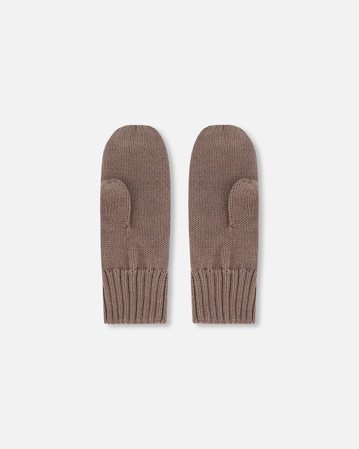 Knit Mittens Taupe | Deux par Deux | Jenni Kidz