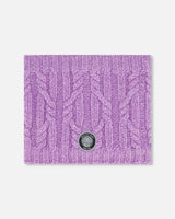 Knit Neckwarmer Purple | Deux par Deux | Jenni Kidz