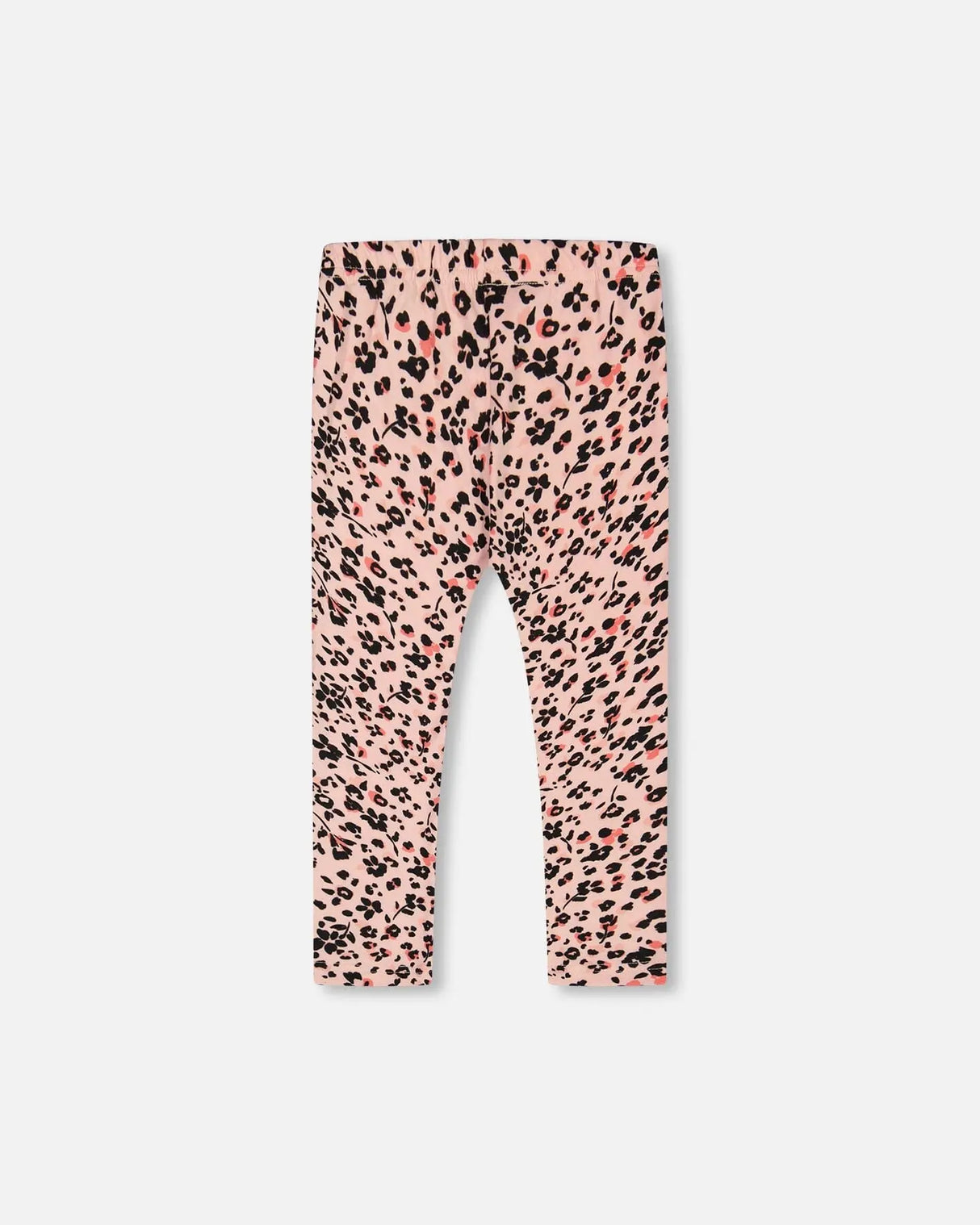 Leggings Pink Printed Leopard Flowers | Deux par Deux | Jenni Kidz