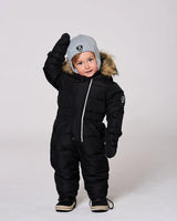 Lined Baby Knit Hat With Ears And Strings Heather Gray | Deux par Deux | Jenni Kidz