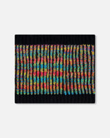 Lined Knit Neckwarmer Black And Multicolor | Deux par Deux | Jenni Kidz