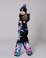 Lined Knit Pompom Hat Black Butterfly Print | Deux par Deux | Jenni Kidz