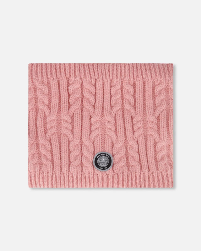 Lined Winter Neckwarmer Dusty Pink | Deux par Deux | Jenni Kidz
