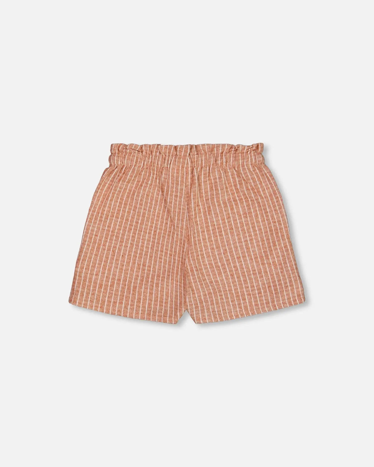 Linen Short With Pockets Old Orange Pink | Deux par Deux | Jenni Kidz