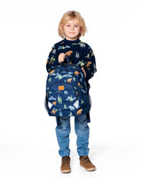 Little Kids Backpack Navy Animal Print | Deux par Deux | Jenni Kidz