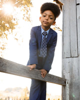 Long Sleeve Button Down Shirt Pale Blue | Deux par Deux | Jenni Kidz