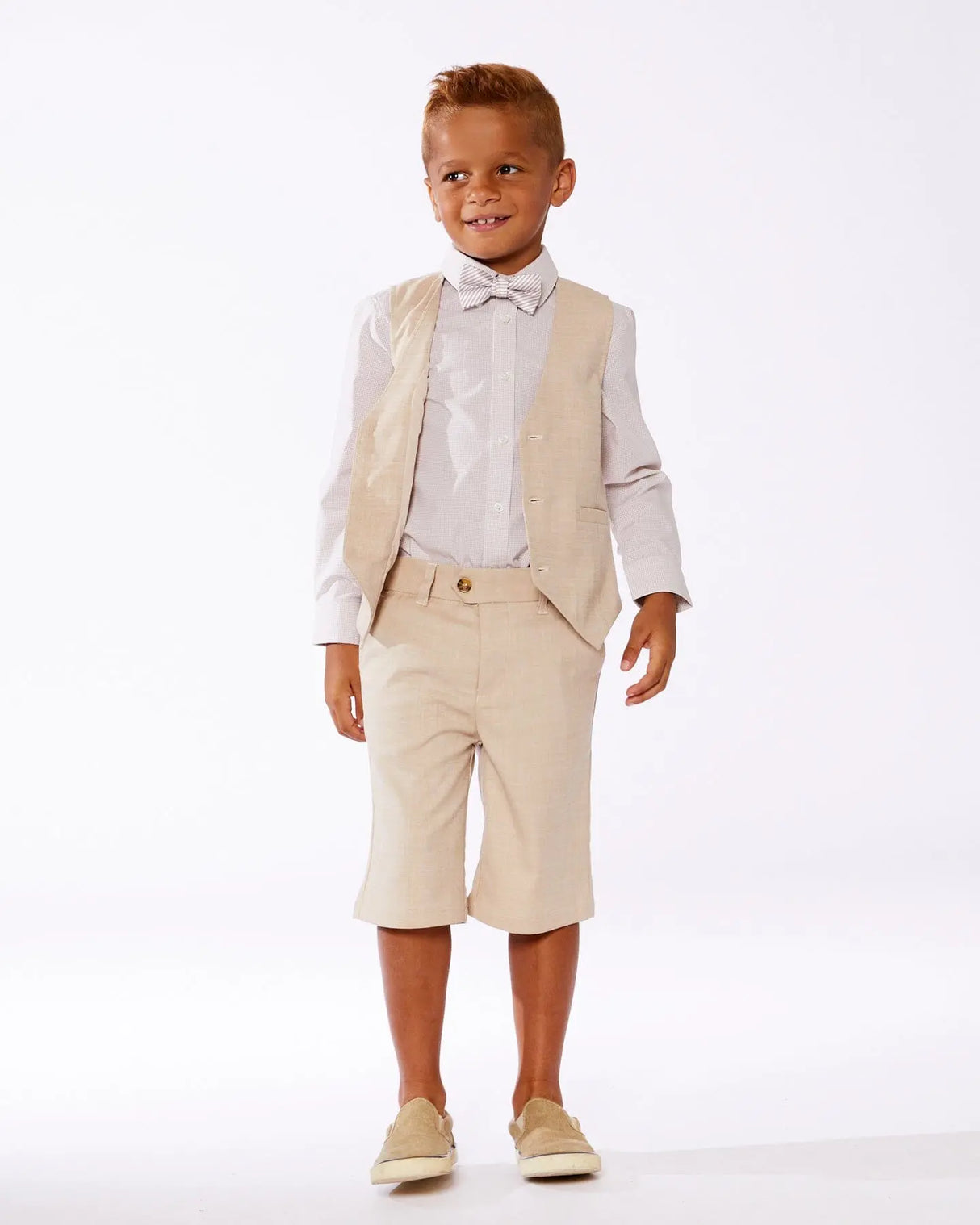 Long Sleeve Button Down Shirt White | Deux par Deux | Jenni Kidz