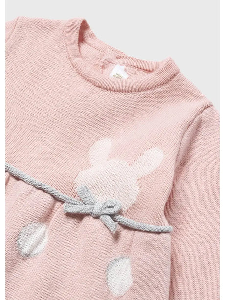 Long sleeve Baby Girls dress with headband newborn ECOFRIENDS Color Pink | Mayoral | Mayoral | Jenni Kidz