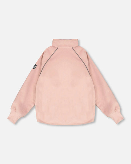 Mid-Layer Teknik Jacket Pink | Deux par Deux | Jenni Kidz