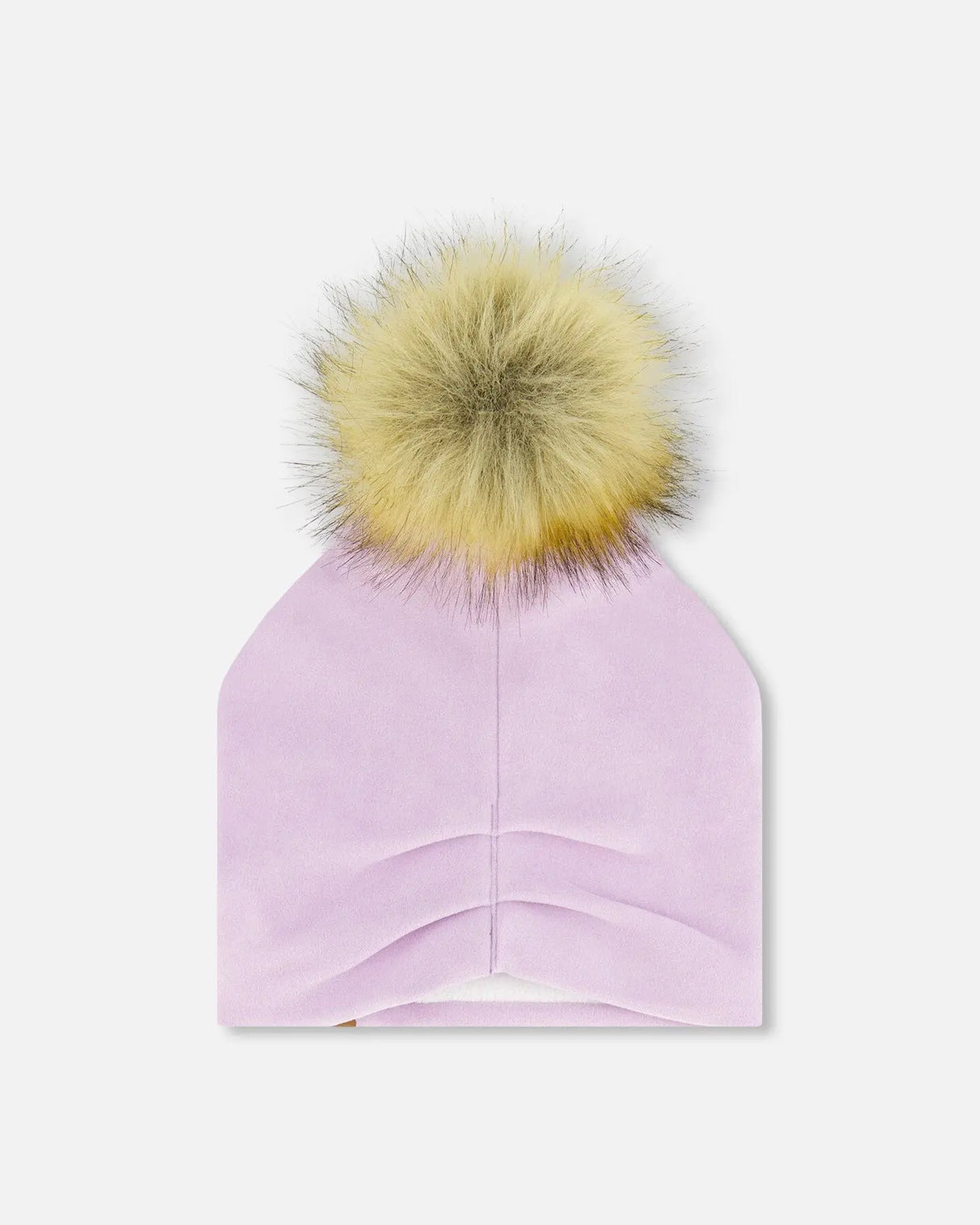 Mid-Season Jersey Detachable Pompom Hat Lilac | Deux par Deux | Jenni Kidz