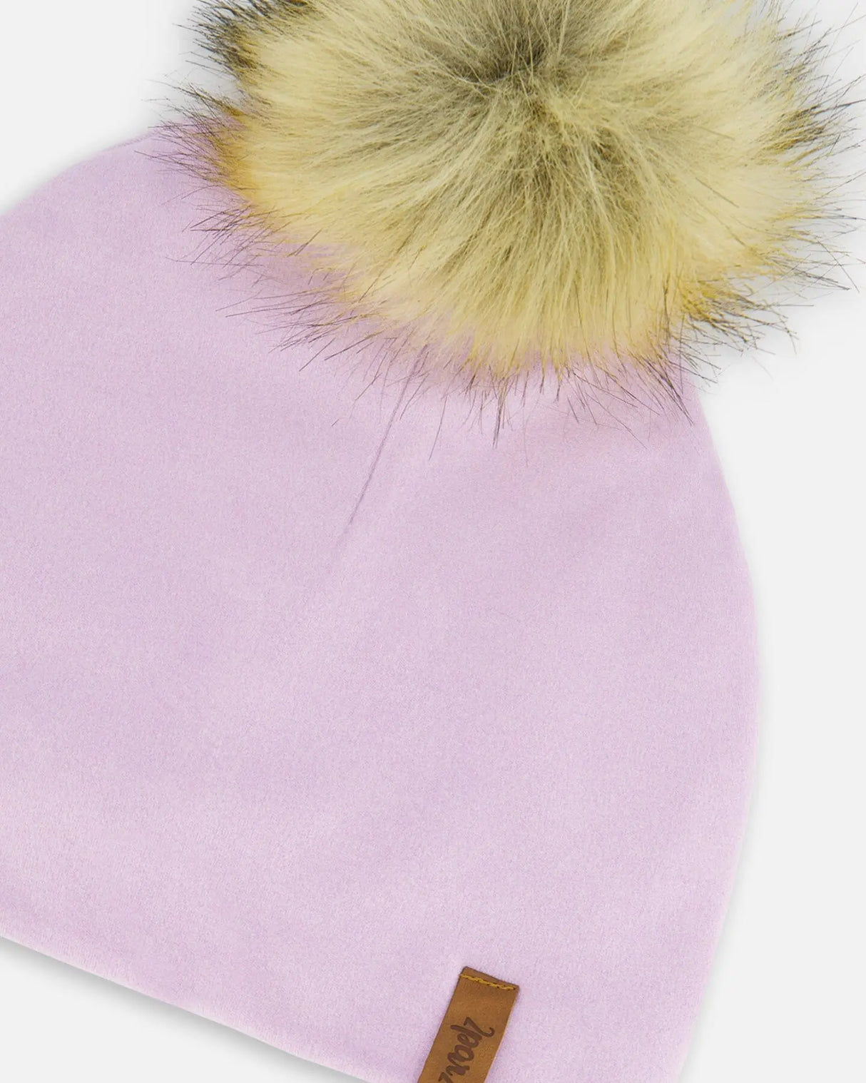 Mid-Season Jersey Detachable Pompom Hat Lilac | Deux par Deux | Jenni Kidz