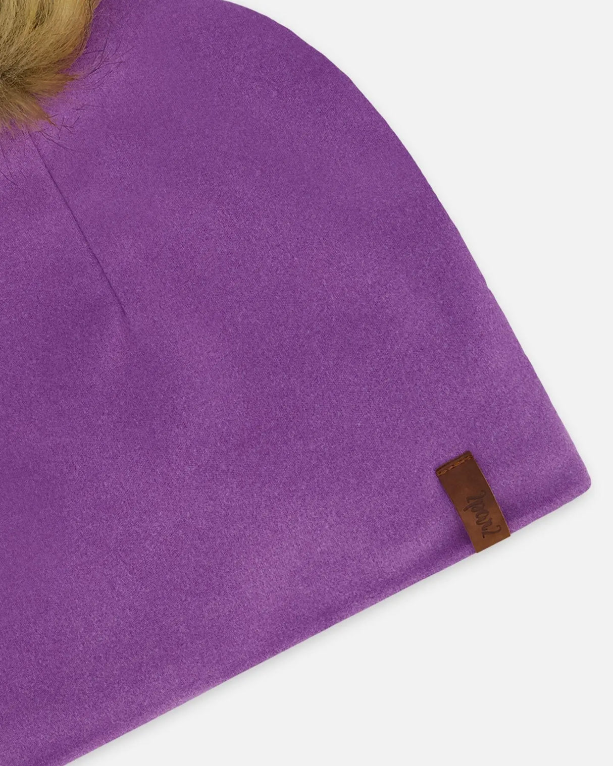 Mid-Season Jersey Pompom Hat Lavender | Deux par Deux | Jenni Kidz