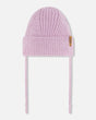 Mid-Season Knit Hat With Strings Lilac | Deux par Deux | Jenni Kidz