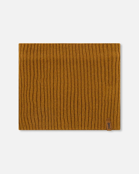 Mid-Season Knit Neck Warmer Brown Pecan | Deux par Deux | Jenni Kidz