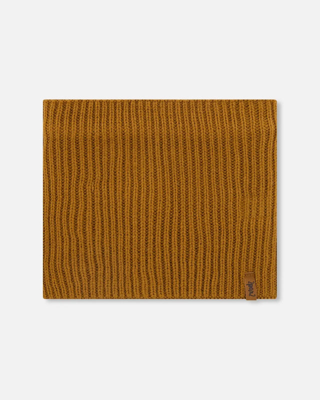 Mid-Season Knit Neck Warmer Brown Pecan | Deux par Deux | Jenni Kidz