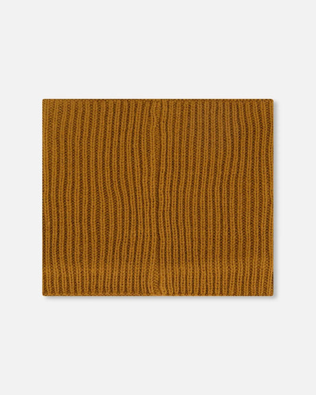 Mid-Season Knit Neck Warmer Brown Pecan | Deux par Deux | Jenni Kidz