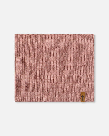 Mid-Season Knit Neck Warmer Dusty Pink | Deux par Deux | Jenni Kidz