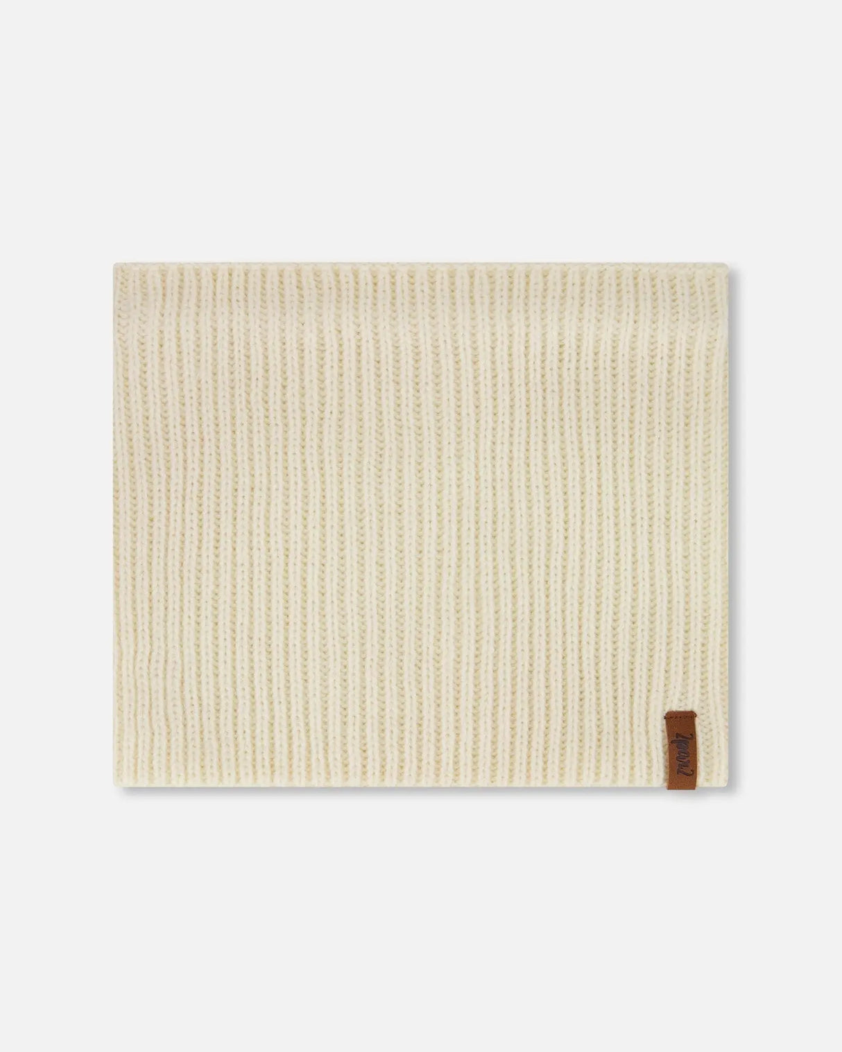 Mid-Season Knit Neck Warmer Light Beige | Deux par Deux | Jenni Kidz