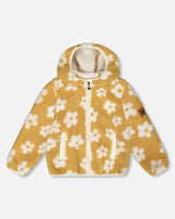 Mid-Season Sherpa Jacket Light Beige | Deux par Deux | Jenni Kidz