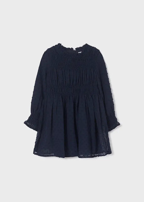 Navy Chiffon Girls Dress | Mayoral | Mayoral | Jenni Kidz
