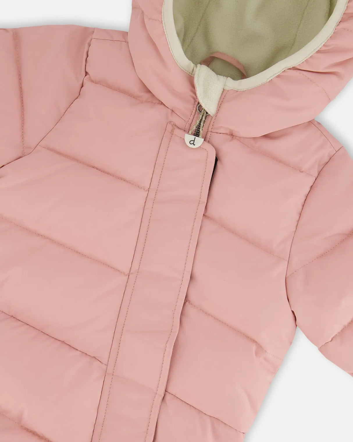 One-Piece Compressible Snowsuit Pink For Baby Designed For Car Seat | Deux par Deux | Jenni Kidz