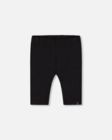 Organic Cotton Biker Short Legging Black | Deux par Deux | Jenni Kidz