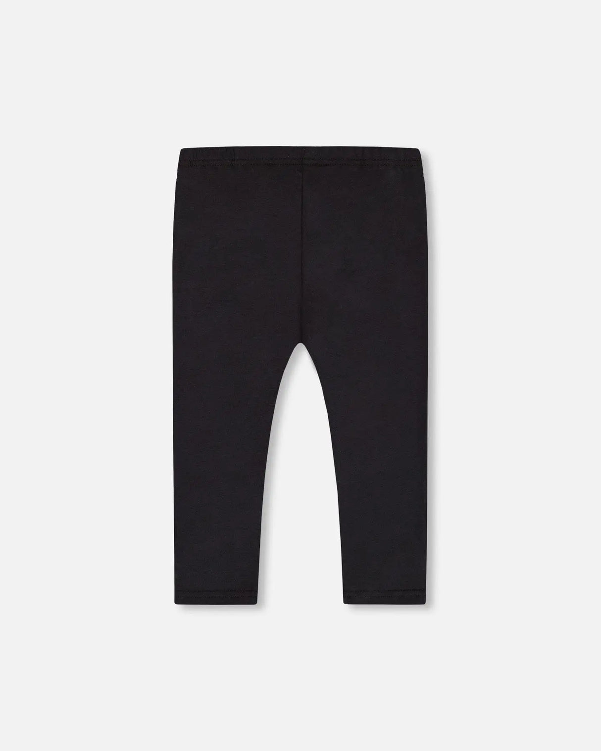 Organic Cotton Capri Legging Black And Small Flower | Deux par Deux | Jenni Kidz