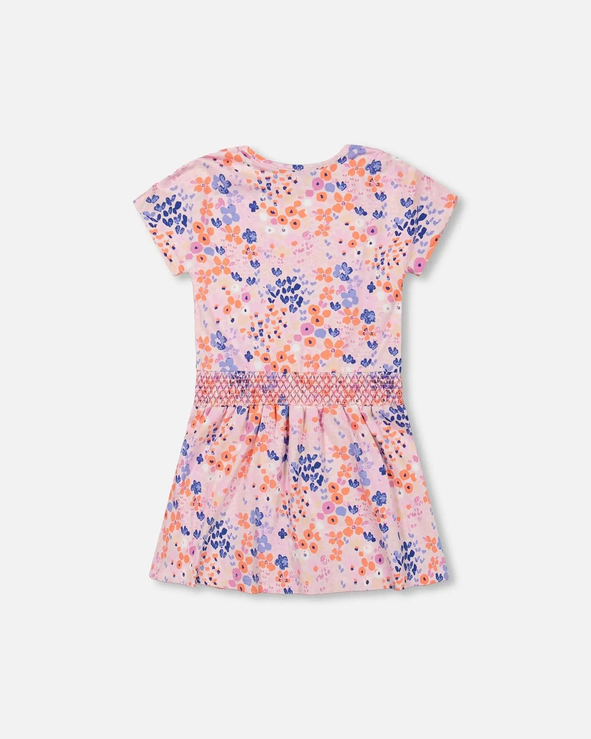 Organic Cotton Dress Lavender Printed Fields Flowers | Deux par Deux | Jenni Kidz