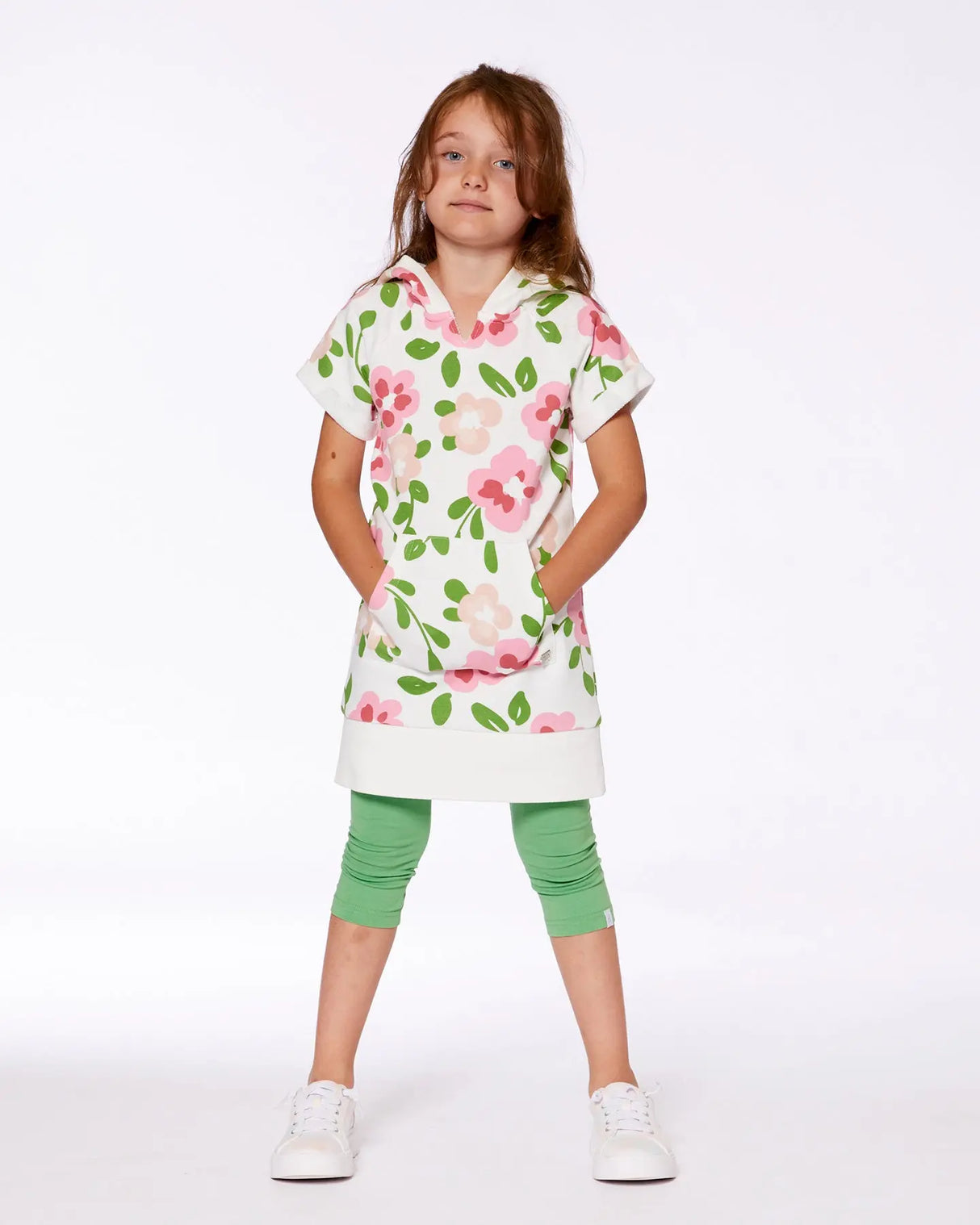 Organic Cotton Legging Green | Deux par Deux | Jenni Kidz