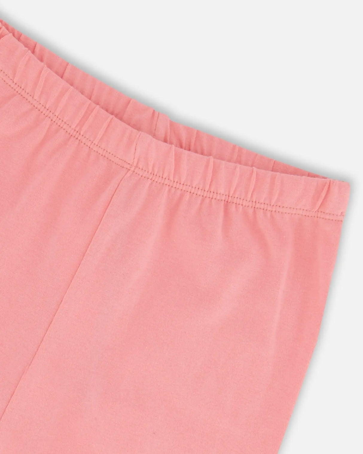 Organic Cotton Legging With Knee Print Pink | Deux par Deux | Jenni Kidz