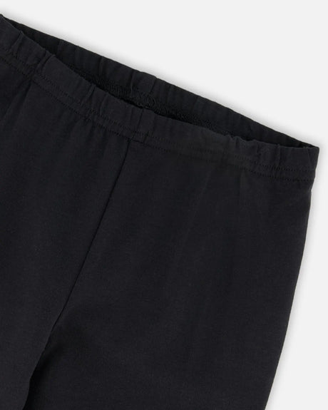 Organic Cotton Leggings Dusty Pink With Hearts Print | Deux par Deux | Jenni Kidz