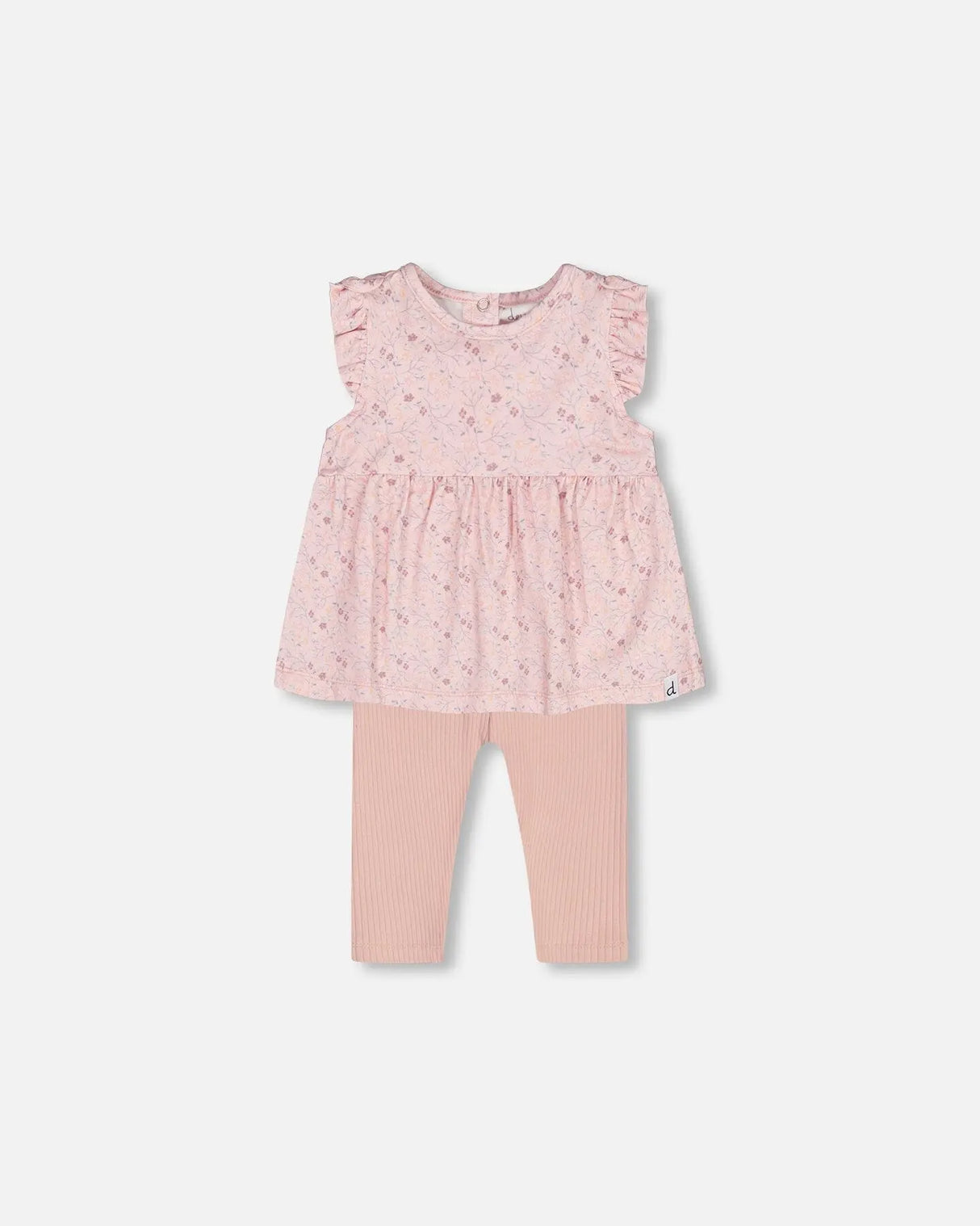 Buy Organic Cotton Long Tunic And Leggings Set Printed Pink Small – Jenni  Kidz