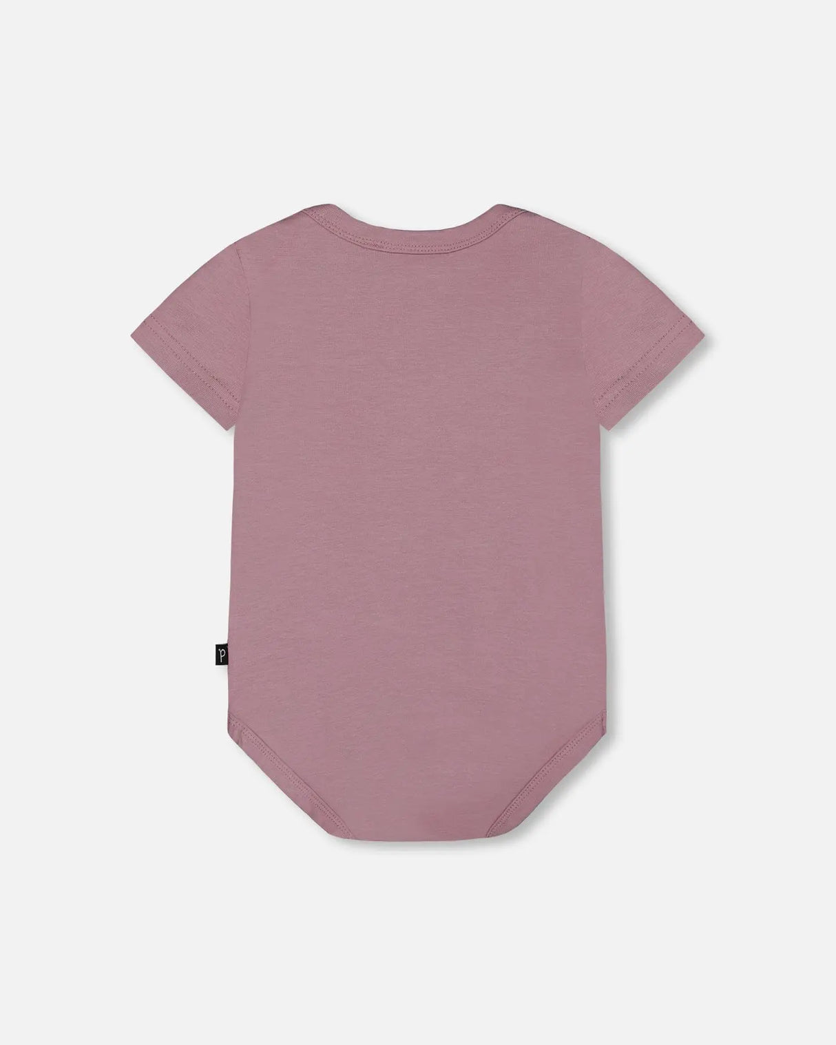 Organic Cotton Onesie Old Mauve | Deux par Deux | Jenni Kidz