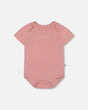 Organic Cotton Onesie Soft Pink | Deux par Deux | Jenni Kidz