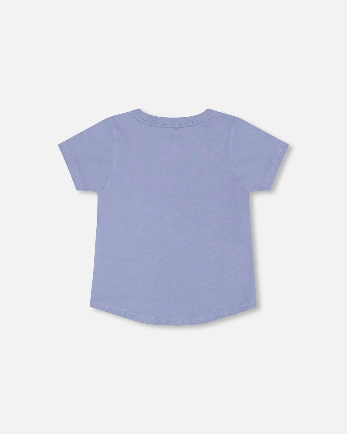 Organic Cotton T-Shirt With Print Blue | Deux par Deux | Jenni Kidz