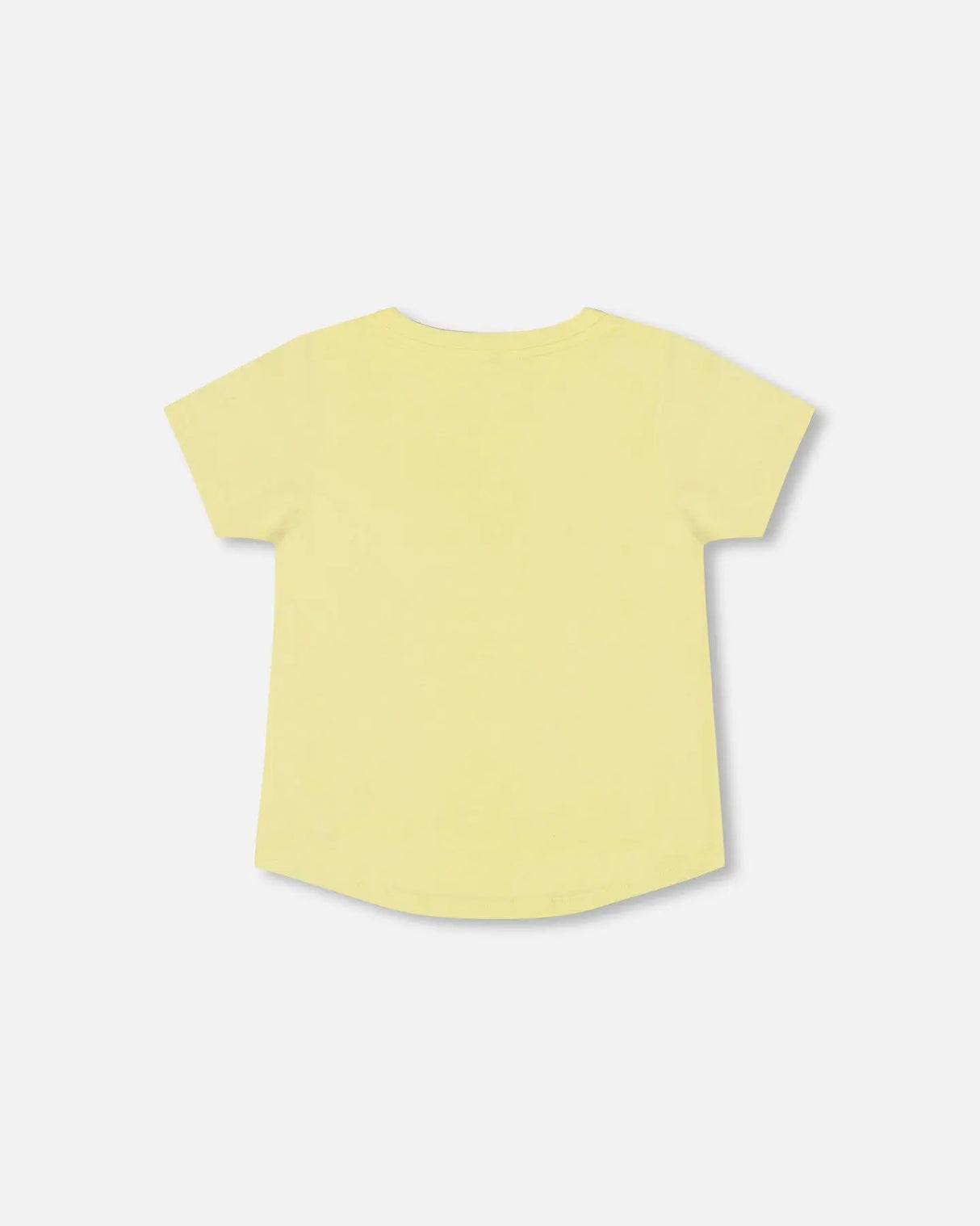 Organic Cotton T-Shirt With Print Lime | Deux par Deux | Jenni Kidz