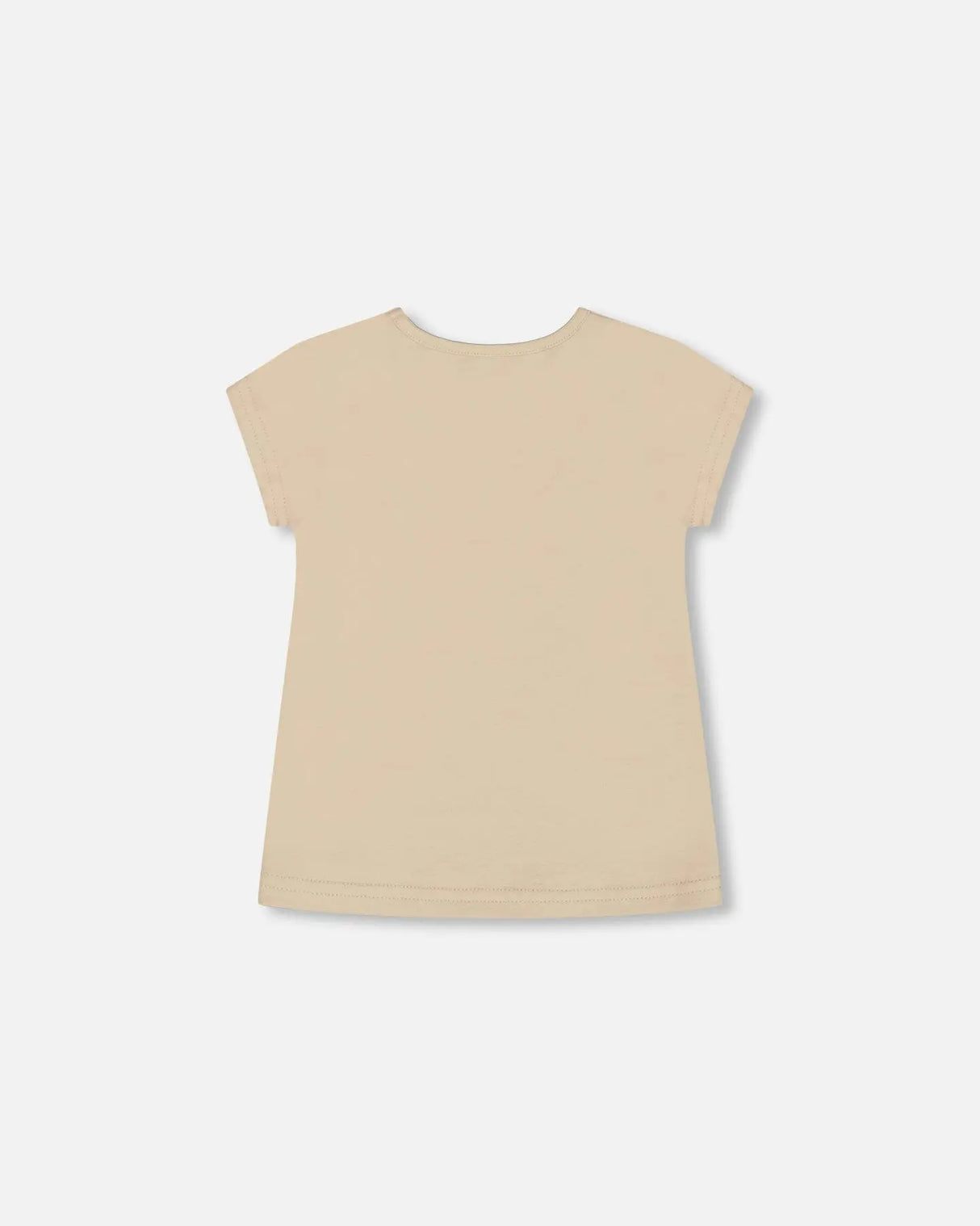 Organic Cotton Tee Beige And Cream Koala | Deux par Deux | Jenni Kidz