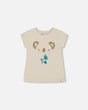 Organic Cotton Tee Cream And Koala | Deux par Deux | Jenni Kidz