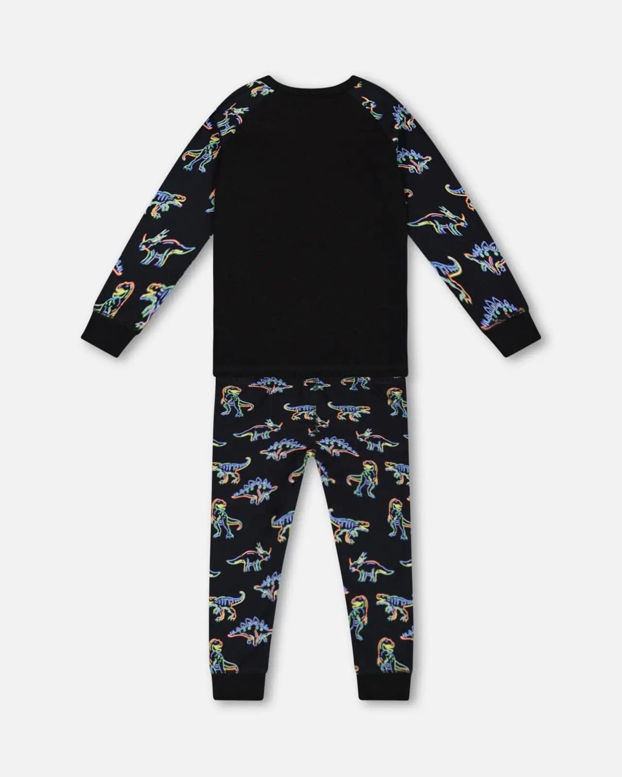 Black two piece pajamas sale