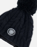 Peruvian Knit Hat Black | Deux par Deux | Jenni Kidz