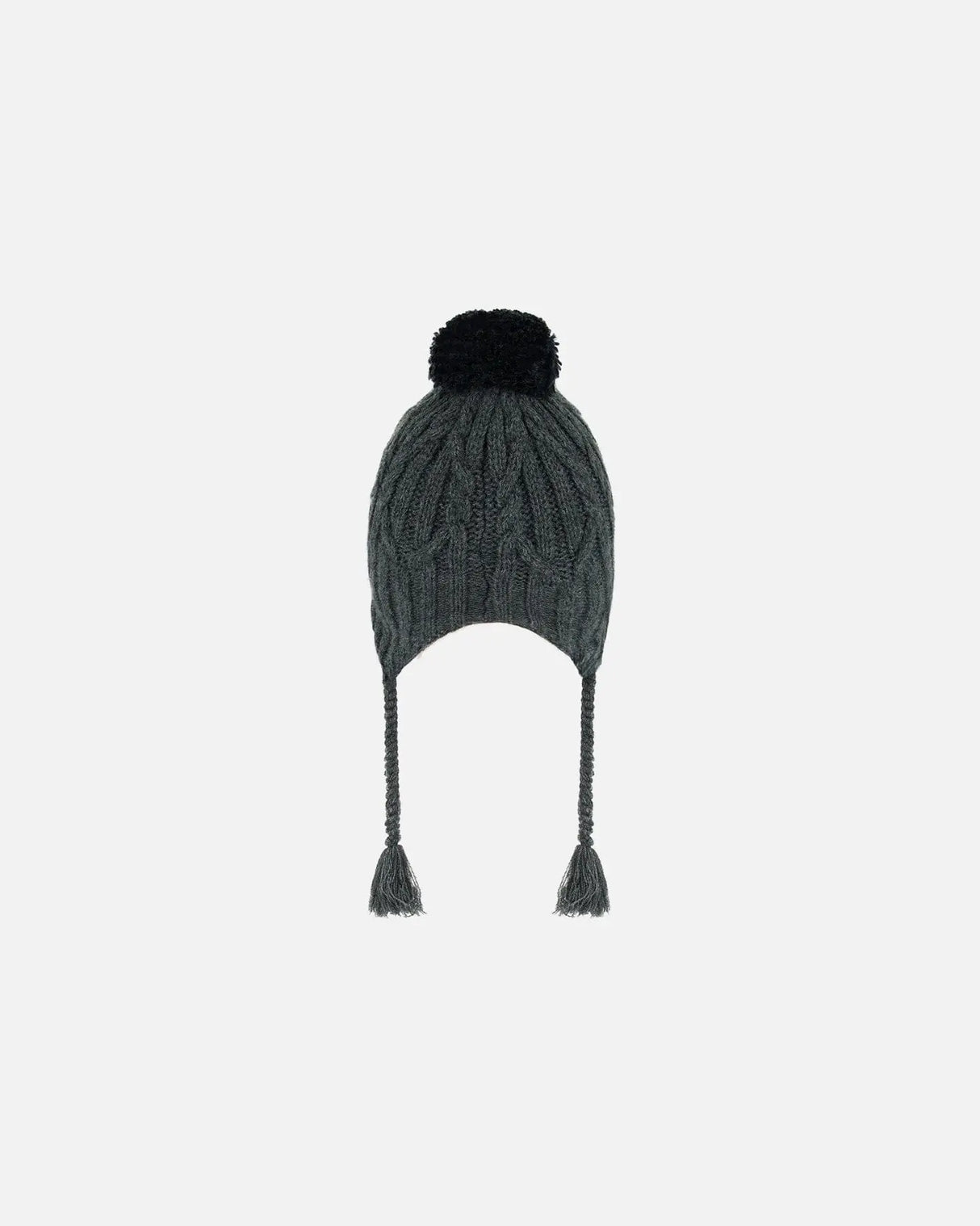 Peruvian Knit Hat Dark Gray | Deux par Deux | Jenni Kidz