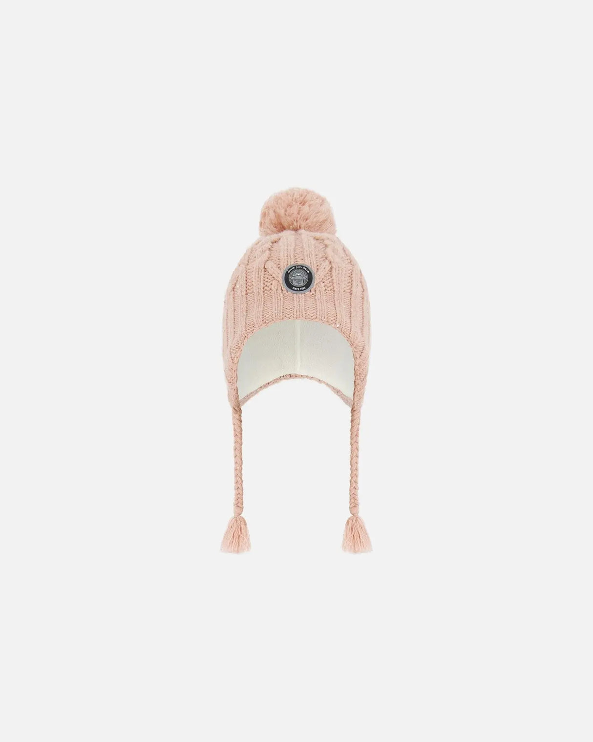 Peruvian Knit Hat Light Pink | Deux par Deux | Jenni Kidz