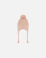 Peruvian Knit Hat Light Pink | Deux par Deux | Jenni Kidz