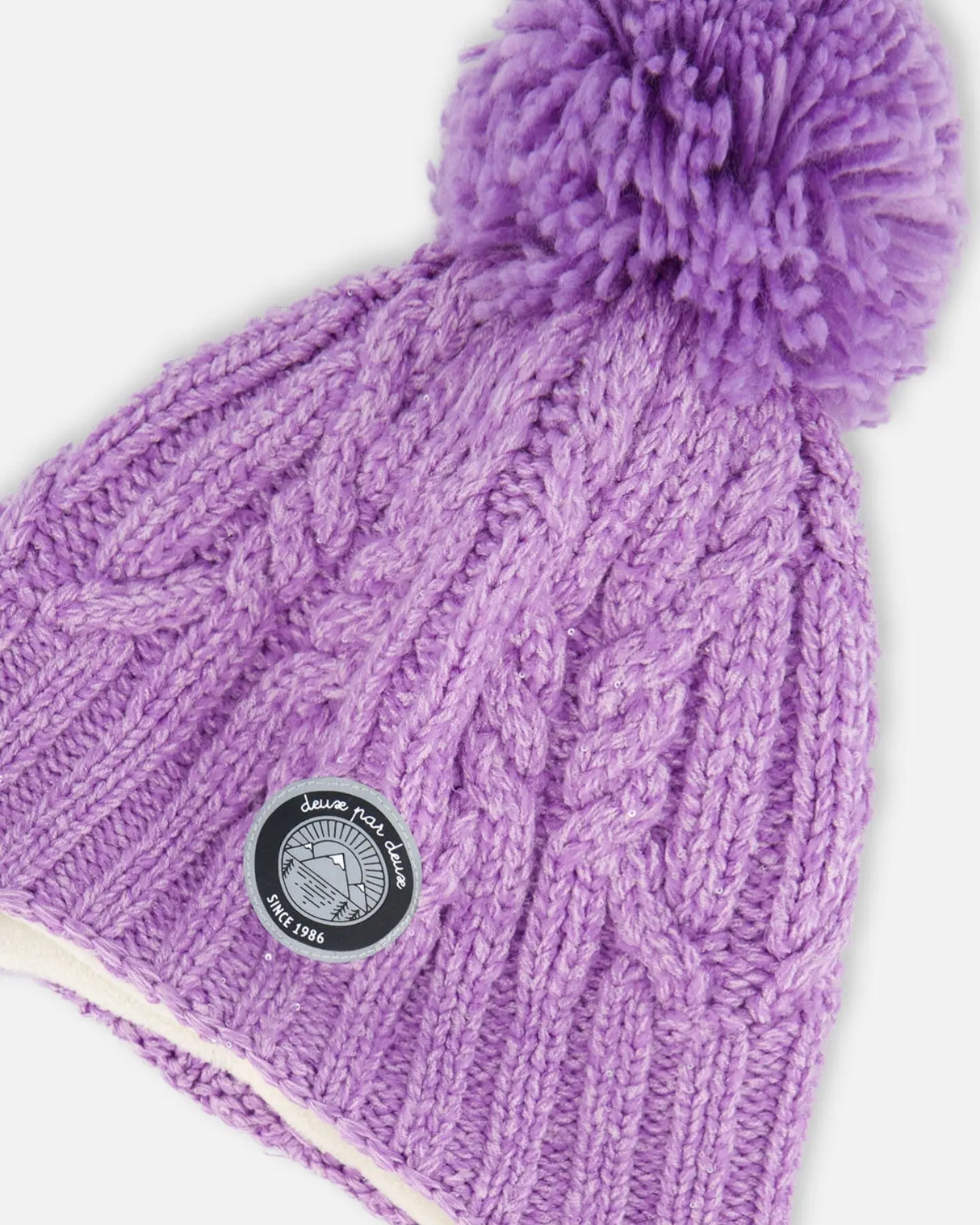 Peruvian Knit Hat Purple | Deux par Deux | Jenni Kidz