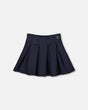 Pleated Milano Skirt Navy Blue | Deux par Deux | Jenni Kidz