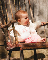 Plush Hooded Jacket Off White | Deux par Deux | Jenni Kidz