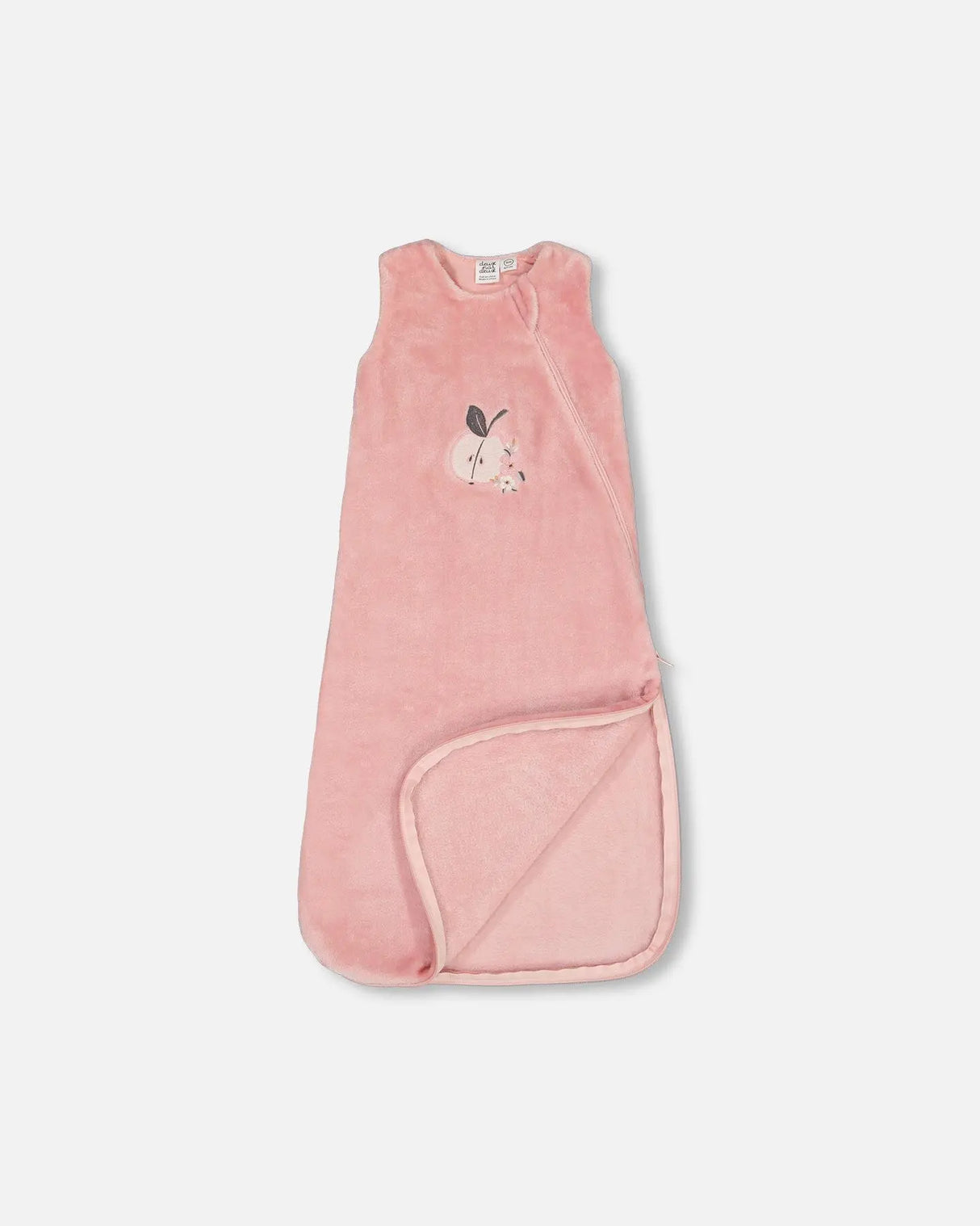 Plush Sleep Sack With Embroidery Light Pink | Deux par Deux | Jenni Kidz