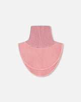 Polar Fleece And Knit Neckwarmer Dusty Pink | Deux par Deux | Jenni Kidz