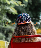 Poolside Snapback Hat - Black | Headster | Headster | Jenni Kidz
